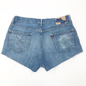 levi’s | vintage 550 high waisted mom jean shorts